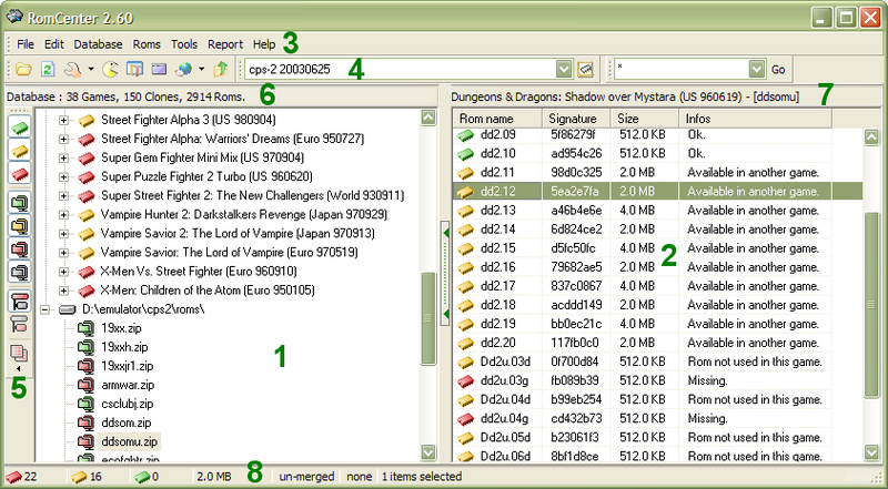 RomCenter Screenshot